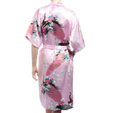 Peignoir Kimono<br> Paon Rose