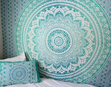 Indian Mandala Tapestry Wall Hanging Sandy Beach Throw Rug Blanket Camping Tent Travel Mattress Bohemian Sleeping Pad Tapestries