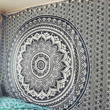 Indian Mandala Tapestry Wall Hanging Sandy Beach Throw Rug Blanket Camping Tent Travel Mattress Bohemian Sleeping Pad Tapestries