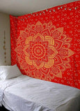 Indian Mandala Tapestry Wall Hanging Sandy Beach Throw Rug Blanket Camping Tent Travel Mattress Bohemian Sleeping Pad Tapestries