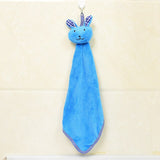serviette de bain bébé lapin bleu