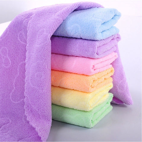 serviette de bain tricotée en microfibre