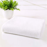 serviette de bain microfibre large blanche