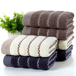 Serviette de Bain Coton à Rayures | serviettes et bain
