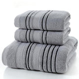 Serviette de Bain Coton Gris | serviettes et bain