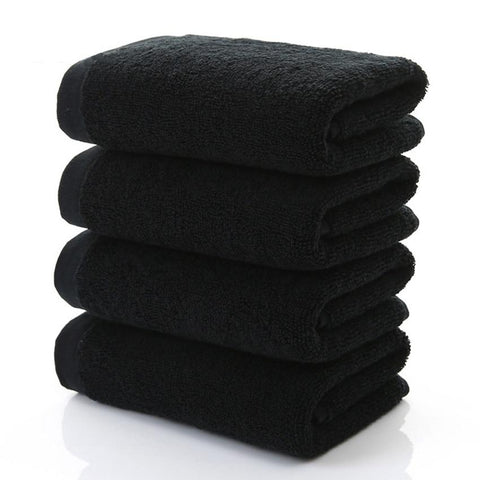 Serviette de Bain Coton Noire | serviettes et bain