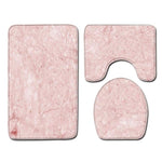 Tapis de bain antidérapant marbre rose