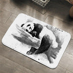 Tapis de bain motif bébé panda
