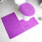 Tapis de bain original chenille violet