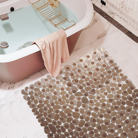 Tapis de bain original forme carrée