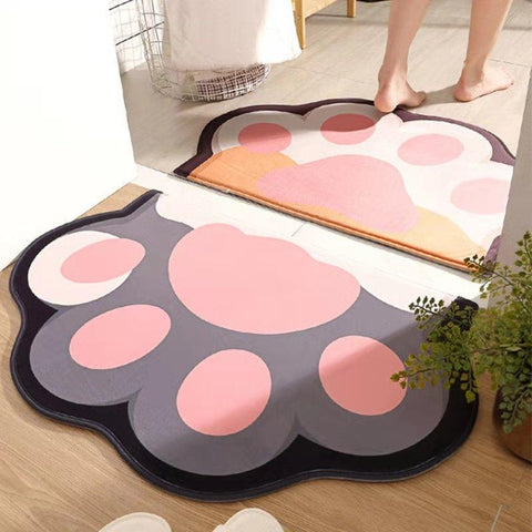 Tapis de bain patte de chat